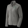 Women's Heather Microfleece Full Zip Jacket Thumbnail