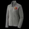 Women's Heather Microfleece Full Zip Jacket Thumbnail