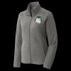 Women's Heather Microfleece Full Zip Jacket Thumbnail