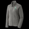Women's Heather Microfleece Full Zip Jacket Thumbnail