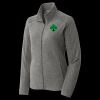 Women's Heather Microfleece Full Zip Jacket Thumbnail