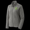 Women's Heather Microfleece Full Zip Jacket Thumbnail
