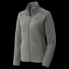 Women's Heather Microfleece Full Zip Jacket Thumbnail