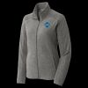 Women's Heather Microfleece Full Zip Jacket Thumbnail