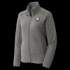 Women's Heather Microfleece Full Zip Jacket Thumbnail