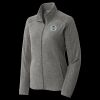 Women's Heather Microfleece Full Zip Jacket Thumbnail