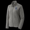 Women's Heather Microfleece Full Zip Jacket Thumbnail