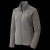Women's Heather Microfleece Full Zip Jacket Thumbnail