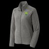 Women's Heather Microfleece Full Zip Jacket Thumbnail