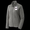 Women's Heather Microfleece Full Zip Jacket Thumbnail