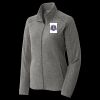 Women's Heather Microfleece Full Zip Jacket Thumbnail
