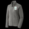 Women's Heather Microfleece Full Zip Jacket Thumbnail