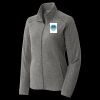 Women's Heather Microfleece Full Zip Jacket Thumbnail