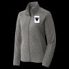 Women's Heather Microfleece Full Zip Jacket Thumbnail