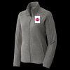 Women's Heather Microfleece Full Zip Jacket Thumbnail