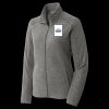Women's Heather Microfleece Full Zip Jacket Thumbnail