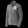 Women's Heather Microfleece Full Zip Jacket Thumbnail