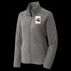 Women's Heather Microfleece Full Zip Jacket Thumbnail