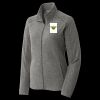 Women's Heather Microfleece Full Zip Jacket Thumbnail