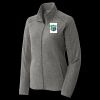 Women's Heather Microfleece Full Zip Jacket Thumbnail