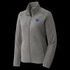 Women's Heather Microfleece Full Zip Jacket Thumbnail