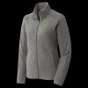 Women's Heather Microfleece Full Zip Jacket Thumbnail