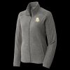 Women's Heather Microfleece Full Zip Jacket Thumbnail