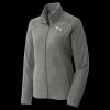 Women's Heather Microfleece Full Zip Jacket Thumbnail