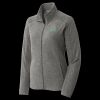 Women's Heather Microfleece Full Zip Jacket Thumbnail