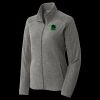 Women's Heather Microfleece Full Zip Jacket Thumbnail