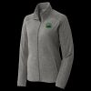 Women's Heather Microfleece Full Zip Jacket Thumbnail