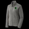 Women's Heather Microfleece Full Zip Jacket Thumbnail