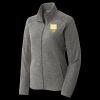 Women's Heather Microfleece Full Zip Jacket Thumbnail
