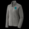Women's Heather Microfleece Full Zip Jacket Thumbnail