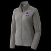 Women's Heather Microfleece Full Zip Jacket Thumbnail