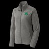 Women's Heather Microfleece Full Zip Jacket Thumbnail