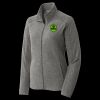 Women's Heather Microfleece Full Zip Jacket Thumbnail