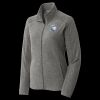 Women's Heather Microfleece Full Zip Jacket Thumbnail