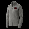 Women's Heather Microfleece Full Zip Jacket Thumbnail