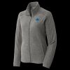 Women's Heather Microfleece Full Zip Jacket Thumbnail