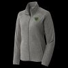Women's Heather Microfleece Full Zip Jacket Thumbnail