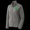 Women's Heather Microfleece Full Zip Jacket Thumbnail