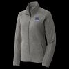 Women's Heather Microfleece Full Zip Jacket Thumbnail