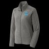 Women's Heather Microfleece Full Zip Jacket Thumbnail