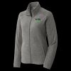 Women's Heather Microfleece Full Zip Jacket Thumbnail