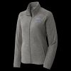 Women's Heather Microfleece Full Zip Jacket Thumbnail