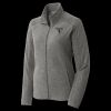 Women's Heather Microfleece Full Zip Jacket Thumbnail