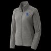 Women's Heather Microfleece Full Zip Jacket Thumbnail