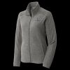 Women's Heather Microfleece Full Zip Jacket Thumbnail