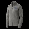 Women's Heather Microfleece Full Zip Jacket Thumbnail